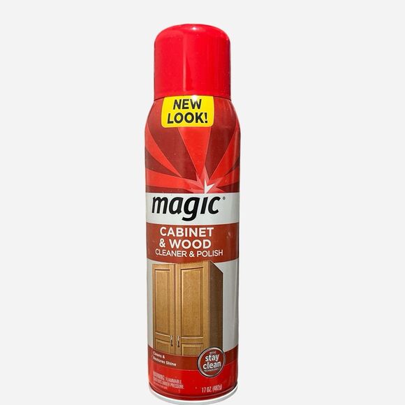 Magic Cabinet & Wood Cleaner & Polish, Cleans & Restores Shine, 17oz - Picture 1 of 7
